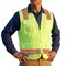 Zfeel ZF304 Safety Vest – Eco-Friendly Polyester, Zip Front, Mesh, Multi-Pocket, Neon Hi-Vis, 9-Pack